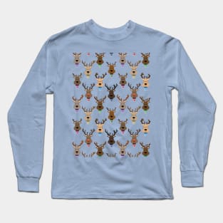 Reindeers Pattern Long Sleeve T-Shirt